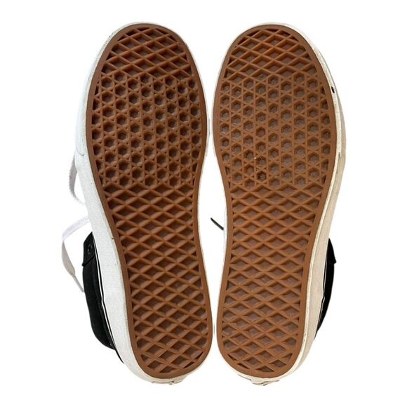 Vans | Women’s Ward Hi Top Black White Lace Up Sneakers Shoes 9 - Picture 9 of 10